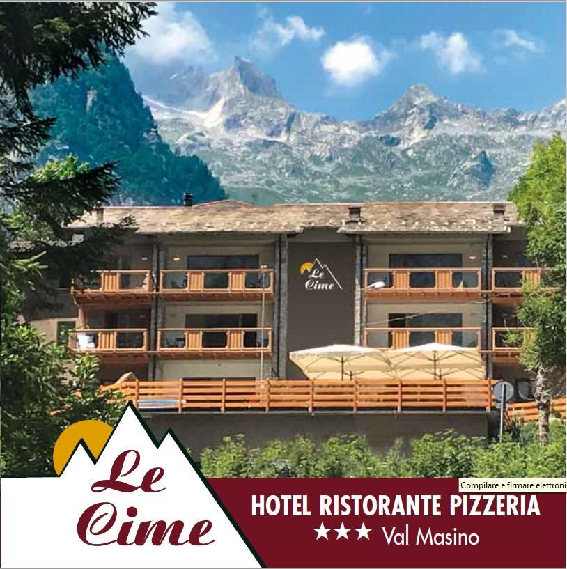 Val Masino Hotel Le Cime מראה חיצוני תמונה